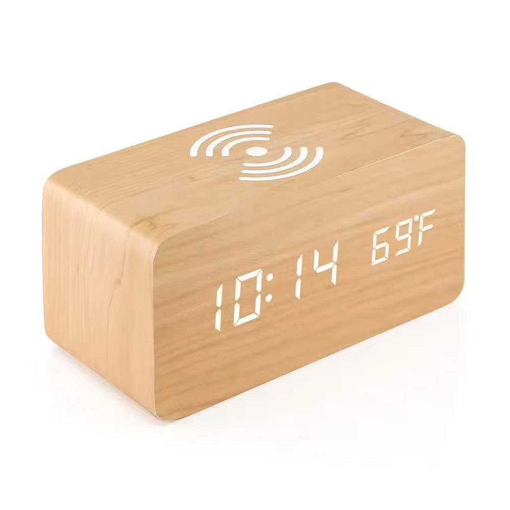 Natur AC 10W Wireless Charger with Digital LED Interface