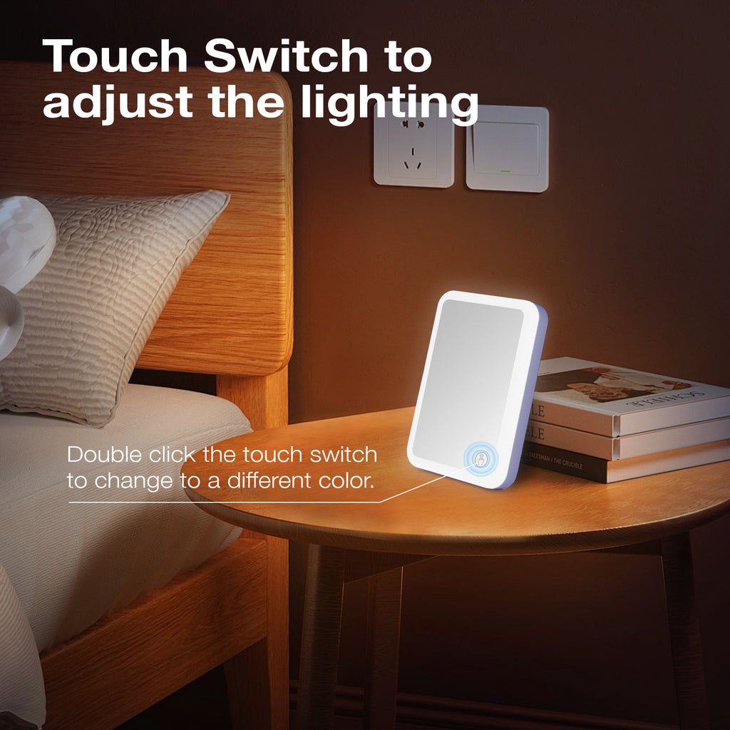Glow Magnetic Power Bank MagSafe Compatible 5000mAh 15W - RGB LED Ring & Mirror