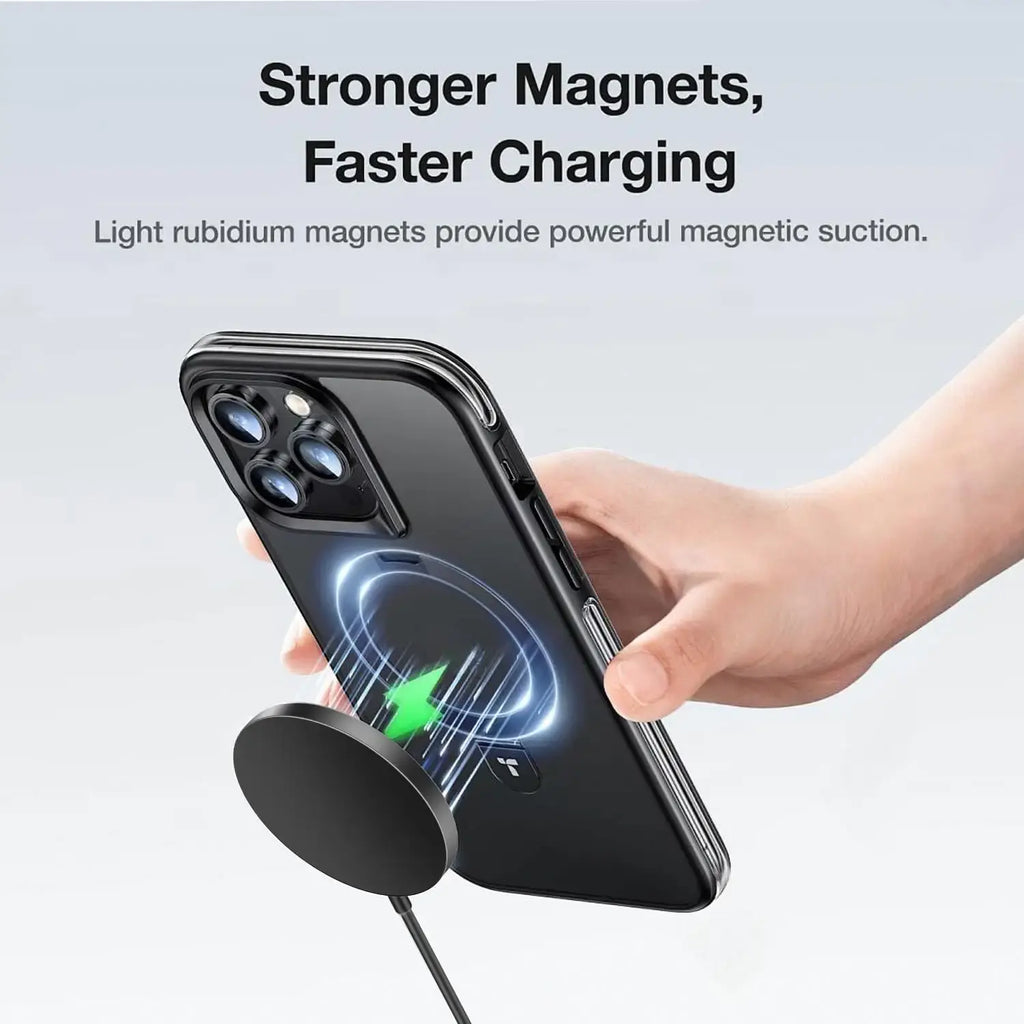 Air M1 Magnetic Wireless Charger – 15W, Hybrid USB-C & A