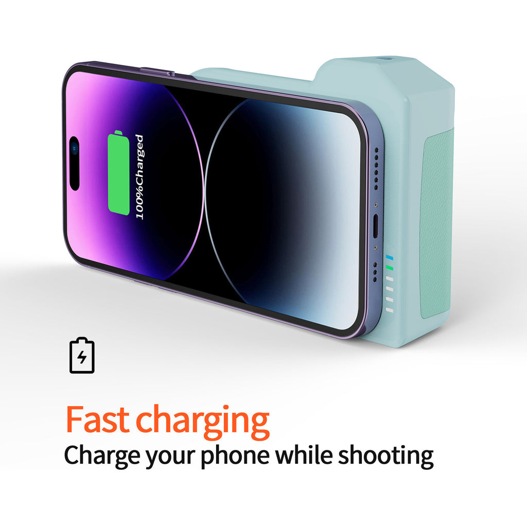 Snap Magnetic Power Bank with Bluetooth Camera Shutter - MagSafe Compatible, 5000 mAh