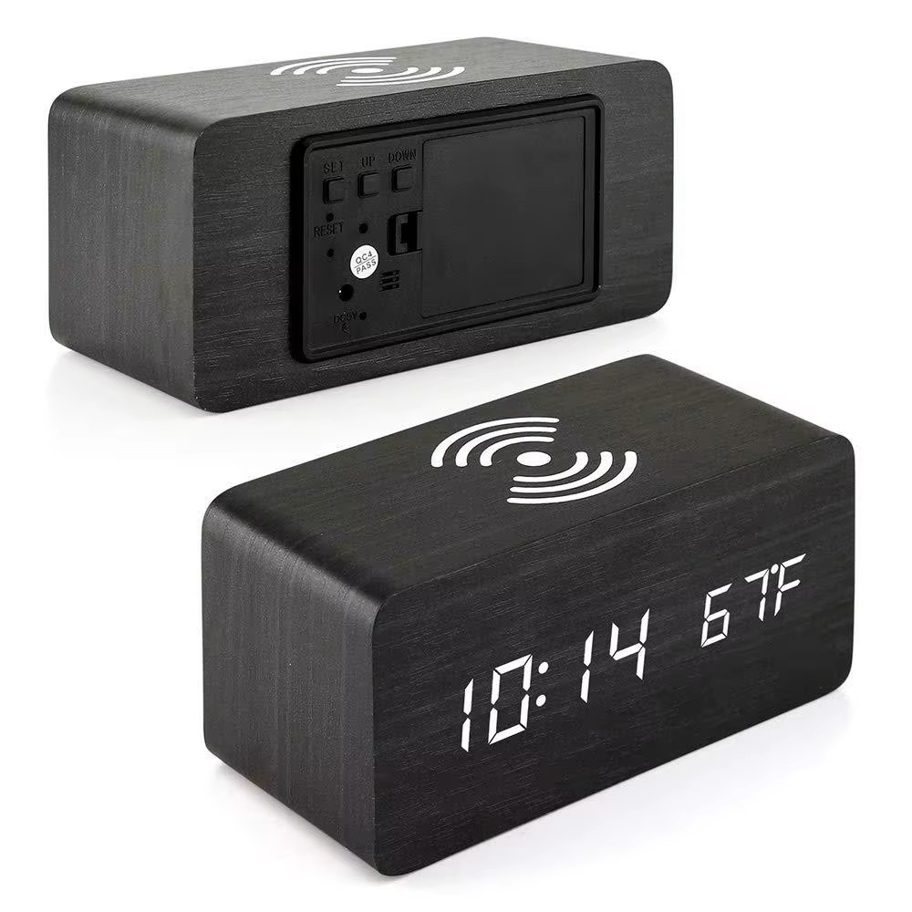 Natur AC 10W Wireless Charger with Digital LED Interface