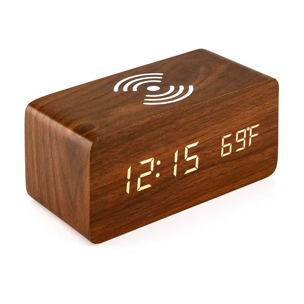 Natur AC 10W Wireless Charger with Digital LED Interface