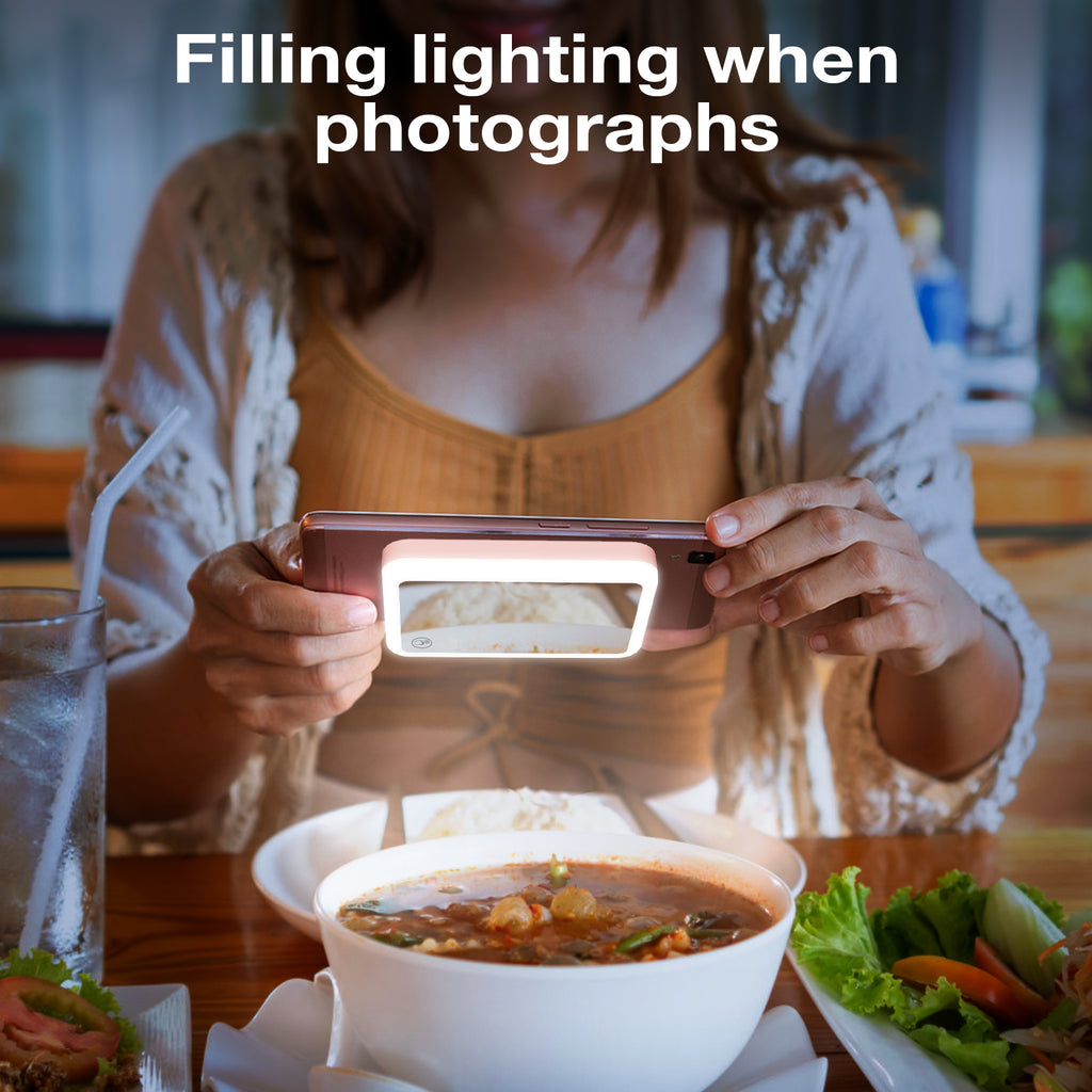Glow Magnetic Power Bank MagSafe Compatible 5000mAh 15W - RGB LED Ring & Mirror
