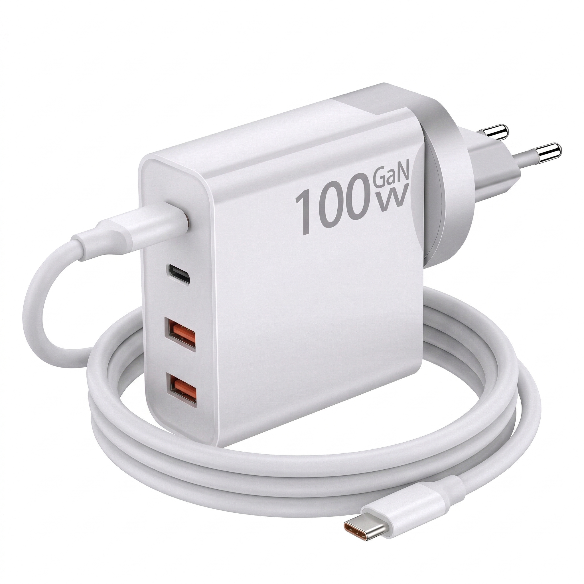Power 100CA1 | 100W GaN Fast Charger - 4 Ports